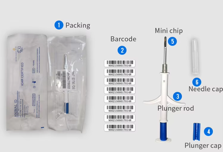 RFID animal microchip RFID animal microchip